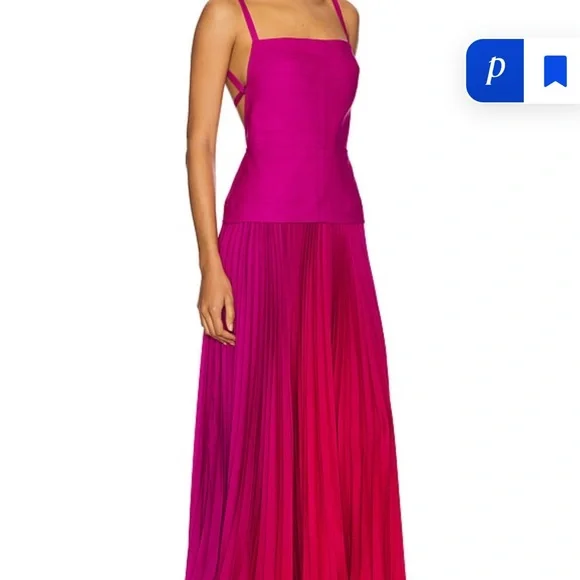 Acler Pink Midi Dress - Picture 2 of 3